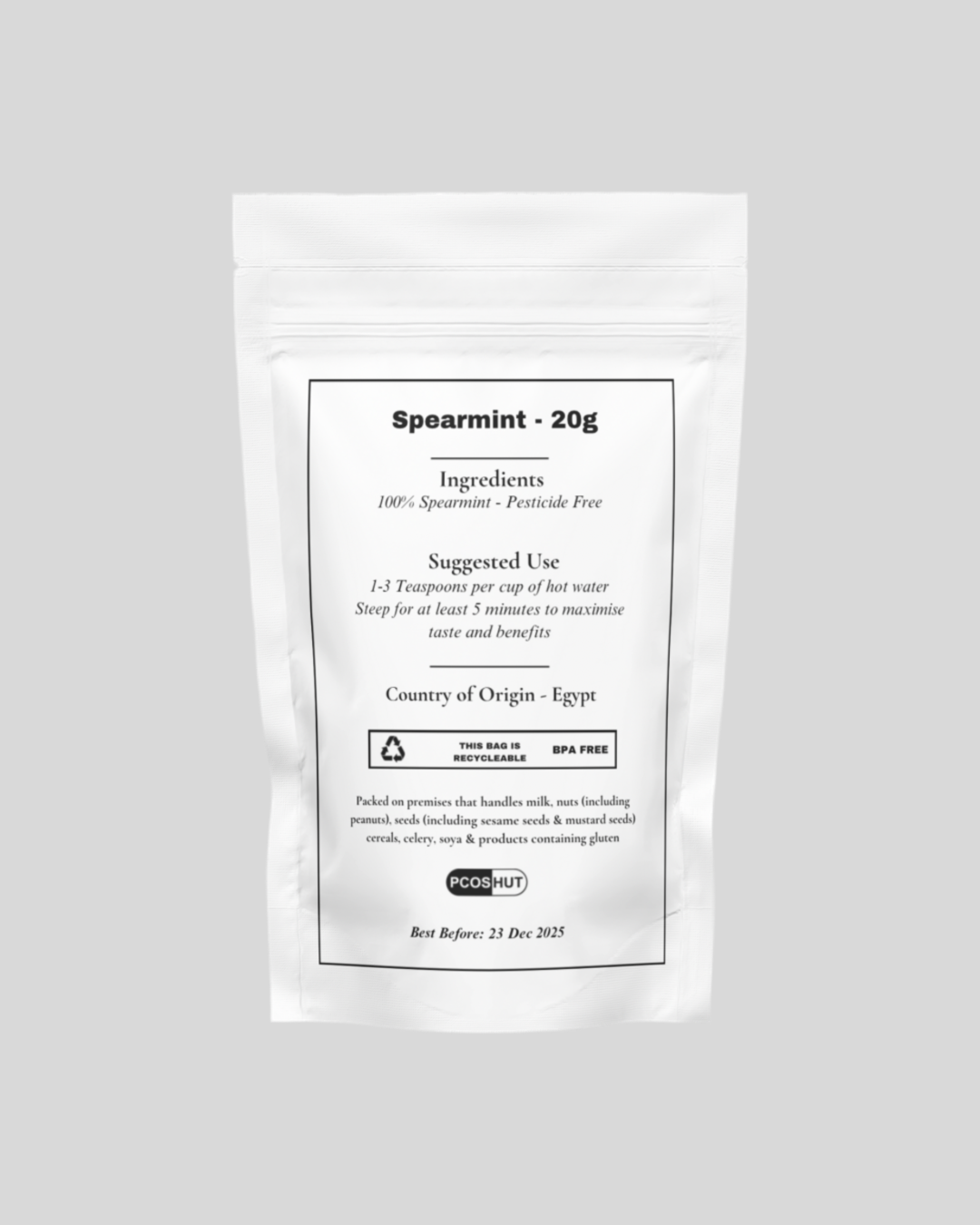 Spearmint Tea 100% Pure (Loose Leaf)